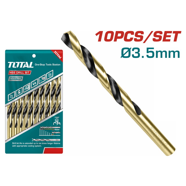 TOTAL ΤΡΥΠΑΝΙ HSS DIN 338 3.5mm (TAC100353)