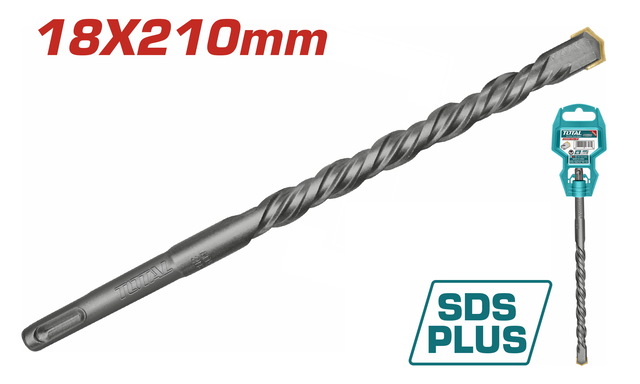 TOTAL ΔΙΑΜΑΝΤΟΤΡΥΠΑΝΟ SDS-PLUS 18 X 210mm (TAC311802)