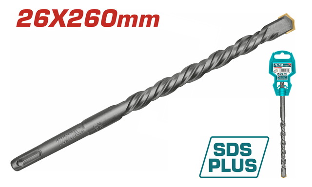 TOTAL ΔΙΑΜΑΝΤΟΤΡΥΠΑΝΟ SDS-PLUS 26 X 260mm (TAC312603)