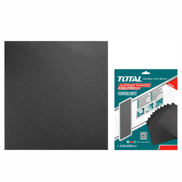 TOTAL ΓΥΑΛΟΧΑΡΤΟ ΝΕΡΟΥ 230Χ280mm P360 10TEM (TAC7736001)