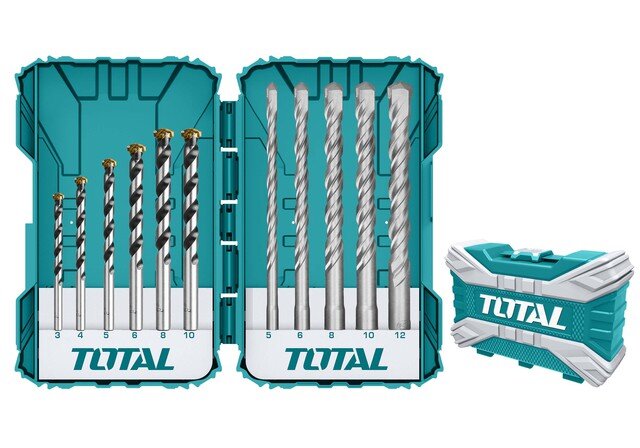 TOTAL ΣΕΤ ΤΡΥΠΑΝΙΑ ΜΠΕΤΟΥ ΚΑΙ SDS-PLUS 11ΤΕΜ (TACSDL31101)