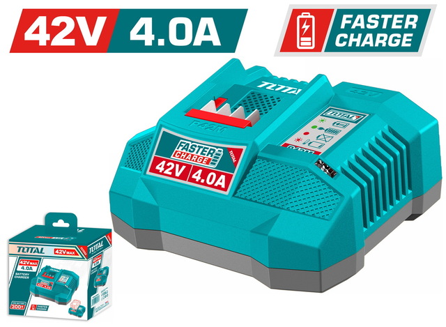 TOTAL ΕΠΑΓΓ. ΤΑΧΥΦΟΡΤΙΣΤΗΣ 4Α ΓΙΑ ΜΠΑΤΑΡΙΕΣ Li-ion 42V (TFCLI42041)