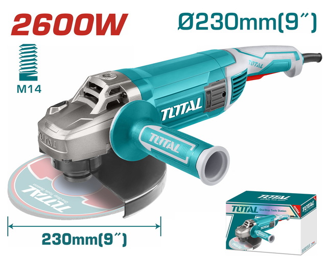 TOTAL ΕΠΑΓΓ. ΓΩΝΙΑΚΟΣ ΛΕΙΑΝΤΗΡΑΣ 2.600W - 230mm (TG1262306)