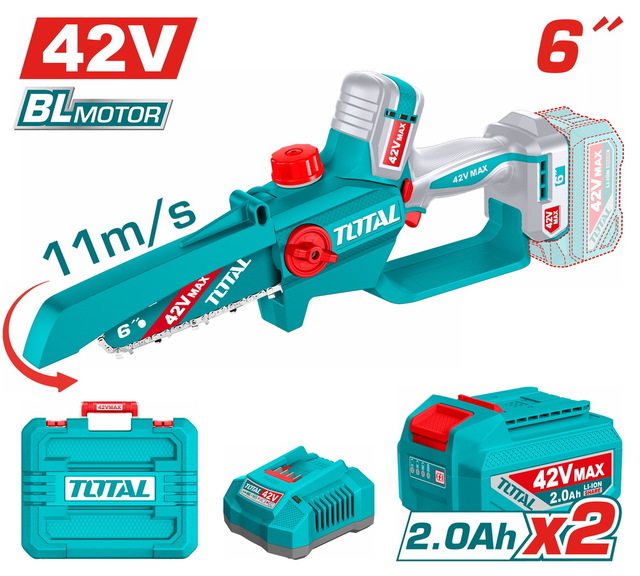 TOTAL ΕΠΑΓΓ. ΣΕΤ ΑΛΥΣΟΠΡΙΟΝΟ ΚΛΑΔ. ΜΠΑΤ. Li-ion 42V / 6