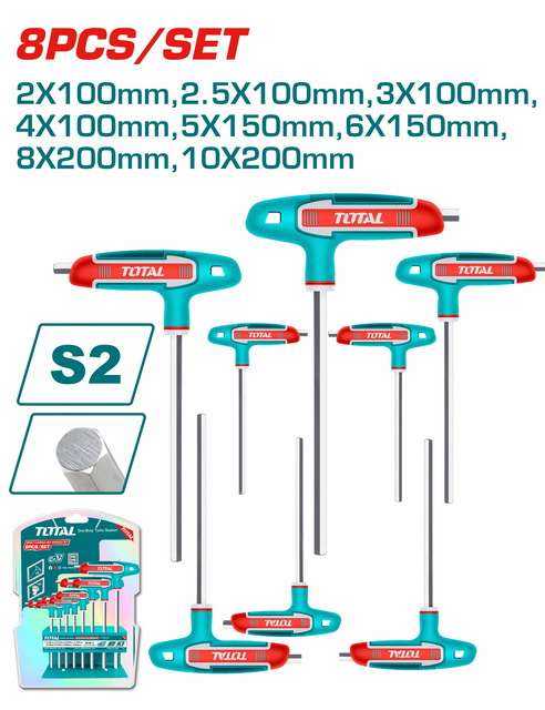 TOTAL ΕΠΑΓΓ. ΣΕΤ ΤΑΦ ΑΛΛΕΝ 8ΤΕΜ 2-10mm (THHW80816)