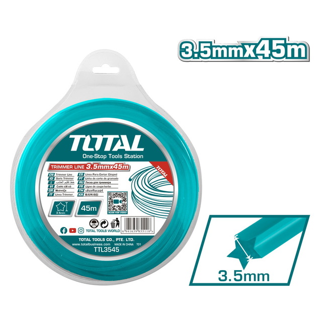 TOTAL ΜΕΣΙΝΕΖΑ STAR DUAL POWER 3.5mm - 45m (TTL3545)