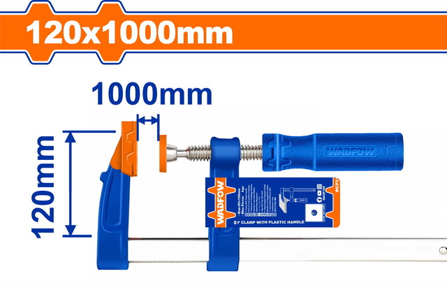 WADFOW ΣΦΙΓΚΤΗΡΑΣ ΜΑΡΑΓΚΩΝ 120 Χ 1000mm (WCP2125)