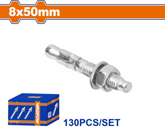 WADFOW ΒΙΣΜΑΤΑ ΜΕΤΑΛΛΙΚΑ ΓΑΛΒ. EXPRESS 8 Χ 50 130ΤΕΜ (WDQ2521)