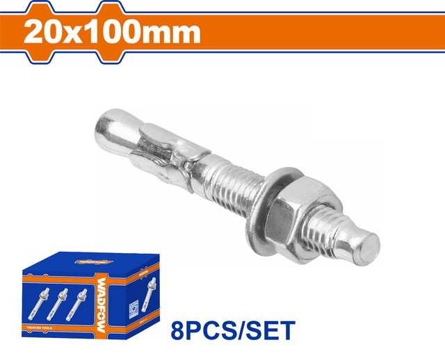 WADFOW ΒΙΣΜΑΤΑ ΜΕΤΑΛΛΙΚΑ ΓΑΛΒ. EXPRESS 20 Χ 100 8ΤΕΜ (WDQ2564)