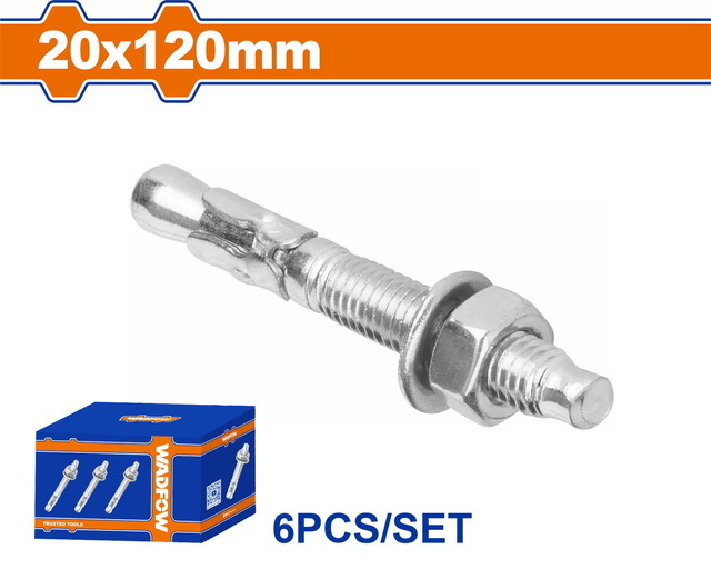 WADFOW ΒΙΣΜΑΤΑ ΜΕΤΑΛΛΙΚΑ ΓΑΛΒ. EXPRESS 20 Χ 120 6ΤΕΜ (WDQ2565)