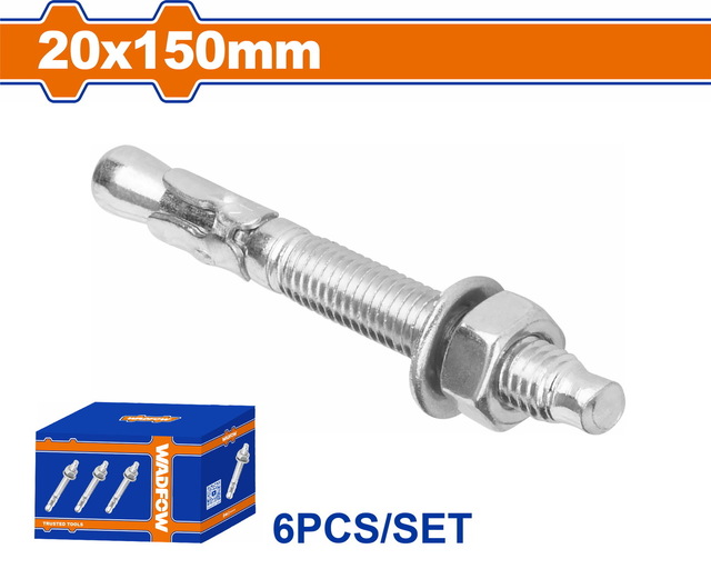 WADFOW ΒΙΣΜΑΤΑ ΜΕΤΑΛΛΙΚΑ ΓΑΛΒ. EXPRESS 20 Χ 150 6ΤΕΜ (WDQ2567)