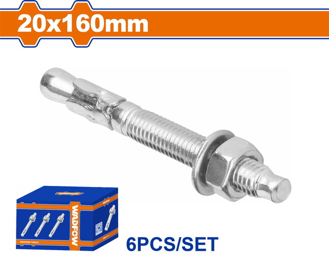 WADFOW ΒΙΣΜΑΤΑ ΜΕΤΑΛΛΙΚΑ ΓΑΛΒ. EXPRESS 20 Χ 160 6ΤΕΜ (WDQ2568)