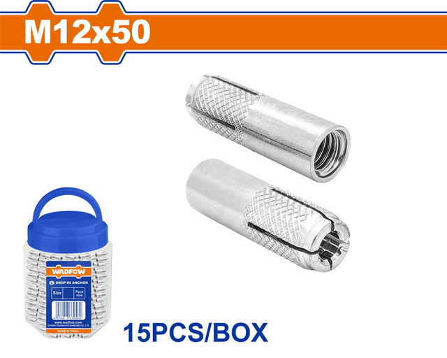 WADFOW ΒΙΣΜΑΤΑ ΜΕΤΑΛΛΙΚΑ ΓΑΛΒ. ΝΤΙΖΑΣ ΕΣΩΤΕΡΙΚΟ ΣΠΕΙΡΩΜΑ 12 Χ 50 15ΤΕΜ ΣΕ ΠΛΑΣΤ. ΒΑΖΑΚΙ (WDQ3T12)
