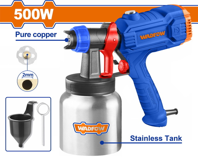 WADFOW ΗΛΕΚΤΡΙΚΟ ΠΙΣΤΟΛΙ ΒΑΦΗΣ ΜΕ ΙΝΟΧ ΔΟΧΕΙΟ 500W / 800ml (WEG1Α181)