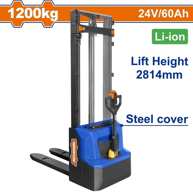 WADFOW ΗΛΕΚΤΡΙΚΟ ΠΕΡΟΝΟΦΟΡΟ ΑΝΥΨΩΤΙΚΟ 1.200Kg / 2814mm / Li-ion 24V-60Ah (WNKLR29)