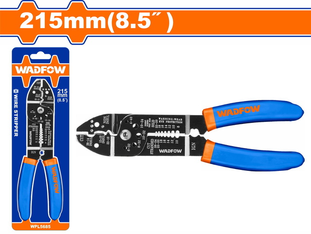WADFOW ΠΡΕΣΑ ΑΚΡΟΔΕΚΤΩΝ - ΑΠΟΓΥΜΝΩΤΗΣ ΚΑΛΩΔΙΩΝ 215mm (WPL5685)