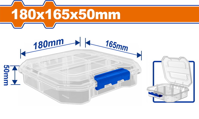 WADFOW ΤΑΜΠΑΚΙΕΡΑ ΕΡΓΑΛΕΙΩΝ 180Χ165Χ50mm (WTB8341)