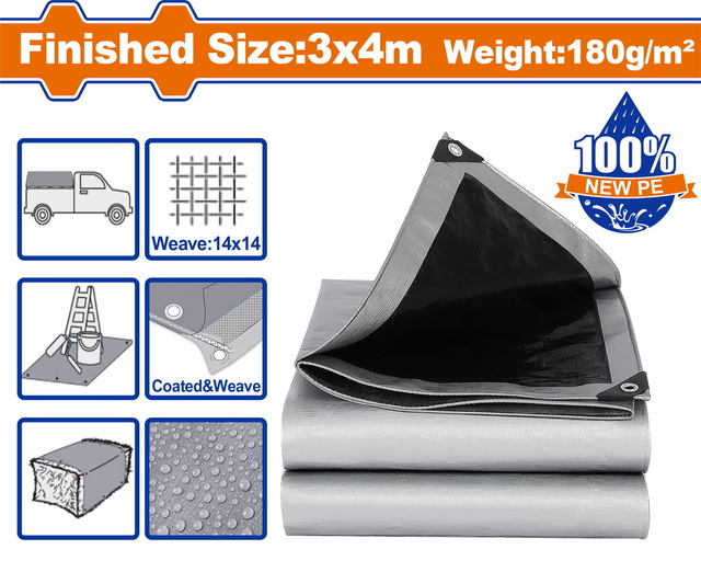 WADFOW ΜΟΥΣΑΜΑΣ ΑΔΙΑΒΡΟΧΟΣ 180gr/m2 3X4m (WTQ8034)