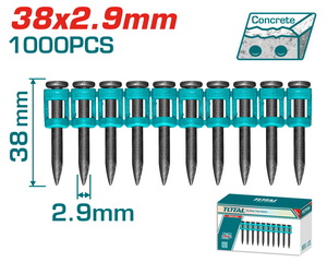 TOTAL ΚΑΡΦΙΑ ΓΙΑ ΣΚΥΡΟΔΕΜΑ 38mm / 1000 ΤΕΜ ΓΙΑ TCNLI9005 / TCNLI9008 (TAC02381)