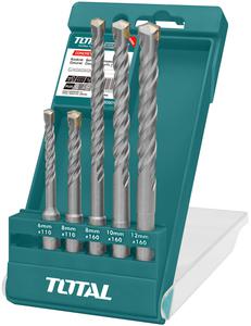 TOTAL ΣΕΤ ΤΡΥΠΑΝΙΑ SDS - PLUS 5ΤΕΜ (TAC190501)