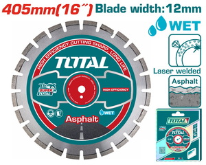 TOTAL ΕΠΑΓΓ. ΔΙΑΜΑΝΤΟΔΙΣΚΟΣ ΑΣΦΑΛΤ. Φ-405 Χ 25.4mm ΓΙΑ TP1016-2EE (TAC2164053)