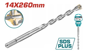 TOTAL ΔΙΑΜΑΝΤΟΤΡΥΠΑΝΟ SDS-PLUS S4L 14 X 260mm (TAC310403C)