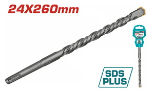 TOTAL ΔΙΑΜΑΝΤΟΤΡΥΠΑΝΟ SDS-PLUS 24 X 260mm (TAC312403)