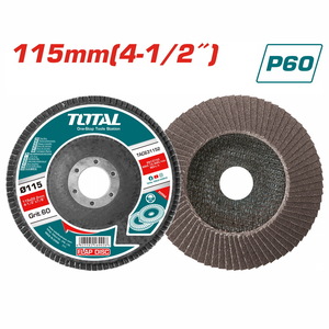 TOTAL ΠΟΛΥΠΤΕΡΟ ΓΥΑΛΙΣΜΑΤΟΣ ΜΕΤΑΛΛΟΥ / ΙΝΟΧ 115mm P60 (TAC631152)