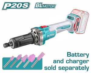 TOTAL ΕΠΑΓΓ. ΛΕΙΑΝΤΗΡΑΣ ΙΣΙΟΣ ΜΠΑΤ. Li-ion 20V ΧΩΡΙΣ ΜΠΑΤ & ΦΟΡΤΙΣΤΗ BL Motor (TDGLI2001)