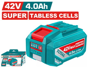 TOTAL ΕΠΑΓΓ. ΜΠΑΤΑΡΙΑ Li-ion 42V / 4Ah SUPER TABLESS CELLS (TFBLI42402)