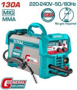 TOTAL ΗΛΕΚΤΡΟΚΟΛΛΗΣΗ INVERTER FCAW 230V / 130A ΧΩΡΙΣ ΑΕΡΙΟ (TFC13018)