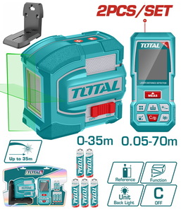 TOTAL ΑΛΦΑΔΙ ΑΥΤΟ-ΟΡΙΖΟΝΤΙΟΥΜΕΝΟ LASER + ΜΕΤΡΗΤΗΣ ΑΠΟΣΤ. LASER 70m ONE PROMOTION (TOSLL0401)