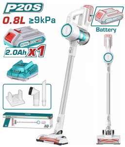 TOTAL ΣΚΟΥΠΑΚΙ ΜΠΑΤ. Li-ion 20V / 2Ah / 1 ΜΠΑΤΑΡΙΑ (TVLI2006)