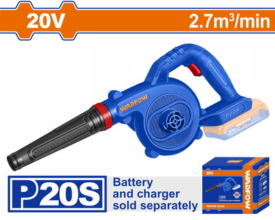 WADFOW ΦΥΣΗΤΗΡΑΣ ΜΠΑΤ. Li-ion 20V ΧΩΡΙΣ ΜΠΑΤΑΡΙΑ & ΦΟΡΤΙΣΤΗ (WBLP512)