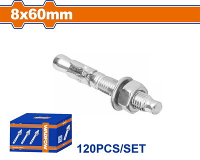 WADFOW ΒΙΣΜΑΤΑ ΜΕΤΑΛΛΙΚΑ ΓΑΛΒ. EXPRESS 8 Χ 60 120ΤΕΜ (WDQ2522)