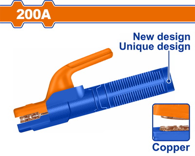 WADFOW ΤΣΙΜΠΙΔΑ ΗΛΕΚΤΡΟΚΟΛΛΗΣΗΣ 200mm / 200Α (WEH1A02)