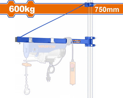 WADFOW ΒΡΑΧΙΟΝΑΣ ΠΑΛΑΓΚΟΥ 750mm / 600Kg (WETS1A01)