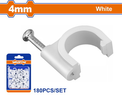 WADFOW ΡΟΚΑ ΣΤΗΡΙΞΗΣ ΚΑΛΩΔΙΩΝ 4mm 180ΤΕΜ (WFQ1K04)