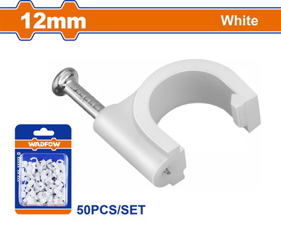 WADFOW ΡΟΚΑ ΣΤΗΡΙΞΗΣ ΚΑΛΩΔΙΩΝ 12mm 50ΤΕΜ (WFQ1K12)