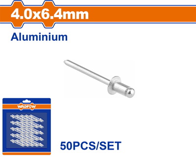 WADFOW ΠΡΙΤΣΙΝΙΑ ΑΛΟΥΜ. 4 X 6.4mm 50TEM (WREZK21)