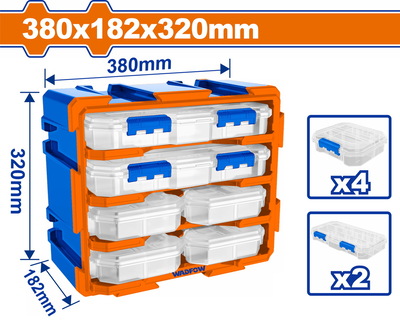 WADFOW ΣΥΡΤΑΡΙΕΡΑ ΑΠΟΘΗΚΕΥΣΗΣ 380Χ182Χ320mm (WTB8346)