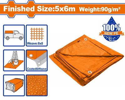 WADFOW ΜΟΥΣΑΜΑΣ ΑΔΙΑΒΡΟΧΟΣ 90gr/m2 5X6m (WTQ1956)