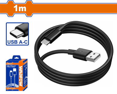 WADFOW ΚΑΛΩΔΙΟ ΦΟΡΤΙΣΤΗ USB Type A to Type C 1m (WUB1501)