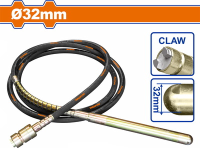 WADFOW ΕΥΚΑΜΠΤΟΣ ΑΞΟΝΑΣ (ΜΑΡΚΟΥΤΣΙ) Claw type Φ - 32mm / 6m (WVRP1A32)