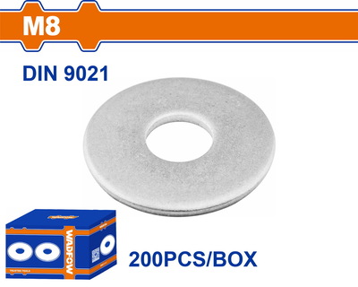 WADFOW ΡΟΔΕΛΑ ΓΑΛΒ. DIN9021 8mm 200TEM (WVWC513)