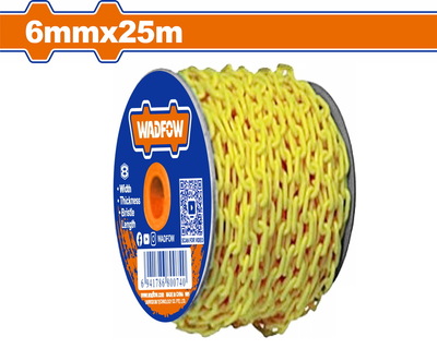 WADFOW ΠΛΑΣΤΙΚΗ ΑΛΥΣΙΔΑ 6mm / 25m ΣΕ ΡΟΛΟ (WYJ6A06)